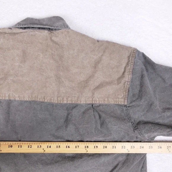 TAG Safari Quilted Shoulder Shooting Shirt XL Gray - Picture 9 of 10